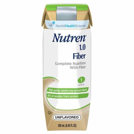 Nutren 1. Fiber Nutren 1.0 Fiber Tube Feeding Formula, Unflavored, Liquid, 250 mL Carton 00798716160568